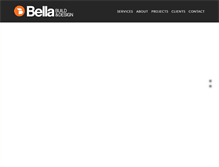 Tablet Screenshot of bellabuildanddesign.com.au
